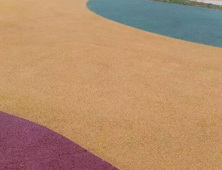 某公園透水混凝土地坪案例